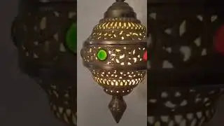 ✨ Illuminate your home with the allure of bygone eras! Our Brass Lantern,  adorned with mesmerizing.