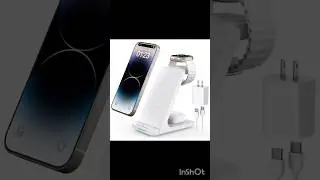 Wireless Charging Station, 3 in 1 Fast Wireless Charger Stand for Multiple Devices Apple Watch Ultra