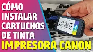 C&oacute;mo Instalar Cartuchos de TINTA en Impresora Canon PIXMA TS3420