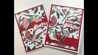 Pretty Nest of Winter Christmas Card