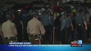 2 officers shot in &lsquo;ambush&rsquo; outside Ferguson PD