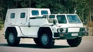 Думал какая то самоделка из БТРа , но нет.  ГАЗ-3937 Водник