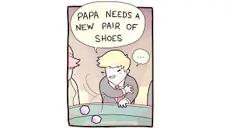 Papa Needs a New Pair of Shoes - Webcomic Dub #Shorts