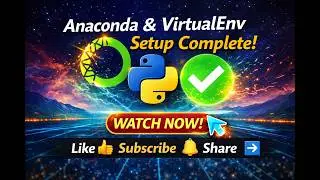 Install Anaconda & Create Virtual Environment in 11 Minutes ⚡ (Step-by-Step Guide)