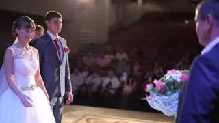 Регистрация брака снята на две камеры