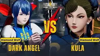 FF:CotW 🌟 DARK ANGEL (Hotaru) vs KULA (Chun-Li)🌟Replay Match - FATAL FURY: City of the Wolves!