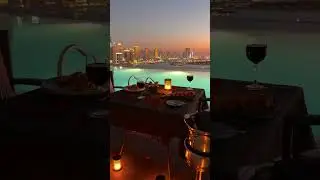 Date night at View 180 Dubai! 🌆🍹 #dubai #view180 #placestogotoindubai #shorts