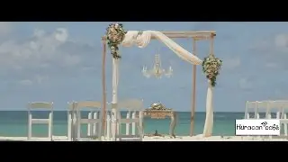 HURACAN CAFE beach wedding with Drone by VPC - Video Punta Cana