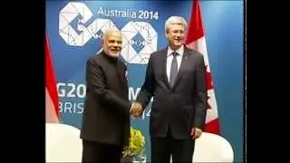 Prime Minister Narendra Modi bilateral meeting with PM Canada's Stephen Harper | PMO