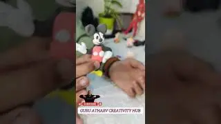 🐭Micky mouse 🐭 #viral #mickymouse #shortvideos #clay #art #guruatharv #ytfollowers #subscribe