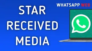 How To Star Received Media On WhatsApp Web On PC (New Update)