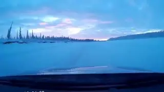 Ice Road from Inuvik to Aklavik