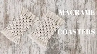 MACRAME COASTERS -  Easy DIY Tutorial