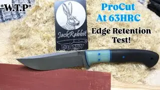 Режим зверя! Тестирование ножа Rowland Cutlery Jackrabbit в модели ProCut 63HRC.
