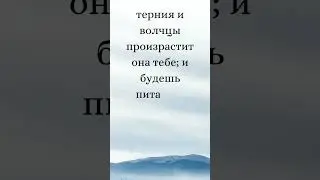 Бытие 3:17-19 (Русская Синодальная Библия) #библия #писание #русскаясинодальнаябиблия #бытие