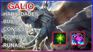 🔴GUIA COMPLETA DE GALIO🔴Todo lo que tienes que saber (HABILIDADES,RUNAS,COMBOS ,BUILD,CONSEJOS)
