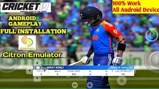 Cricket 19 Android Full Installation Step By Step | Citron Emulator Android | Best Smooth Settings