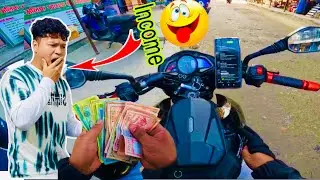 There is not much income Indrive #DailyIncome #BikeVlog