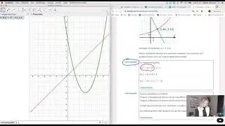 L&ouml;s ekvationen grafiskt, geogebra CAS