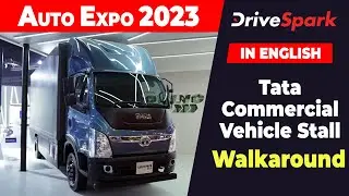 Auto Expo 2023: Tata Commercial Vehicle Stall Walkaround | Punith Bharadwaj | DriveSpark
