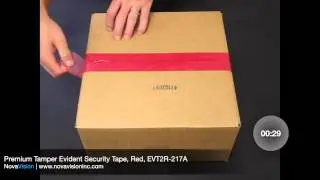Premium Tamper Evident Security Tape, Red, EVT2R-217A