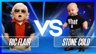 STONE COLD, UNDERTAKER, RIC FLAIR, THE ROCK (WWE)