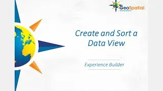 How to Create and Sort a Data View in Experience Builder
