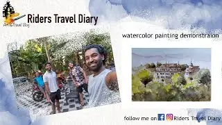 Last day in Varkala trip- Odayam- Black and Edava Beach- sunset view- and watercolor demonstration