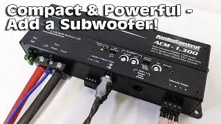 Add BASS with LIMITED SPACE! AudioControl ACM-1.300 Amplifier