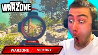 SPECTATING The MOST INSANE CLUTCH EVER in WARZONE SOLOS