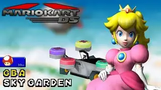 Mario Kart DS - 50cc - Peach - ROB-BLS - GBA Sky Garden | Ep. 3391