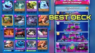 Clash Royale | Best Deck for Elixir Marathon Challenge | Unbeatable Deck | Easy win