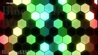 illumination LED Light Hexagon pattern abstract block wall background Hexagon3 Bb4 HD