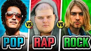 Bloodearth смотрит - RAP vs ROCK vs POP: Save One Song | Music Quiz Challenge
