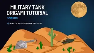 Military Tank Origami Tutorial | Simple and professional