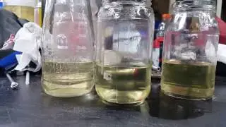 water in boat fuel tank.