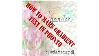 How To Make Gradient Text in Phonto For Instagram Pictures