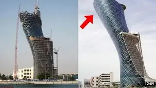 How Engineers made Impossible Tower in Abu  Dhabi | Capital Gate | AKR UPDATE 2 |