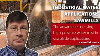 Advantages of using high-pressure water mist in sawblade application
