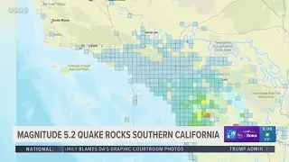 5.2 magnitude earthquake hits Southern California
