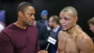 Chris Eubank LOCKER ROOM After DOMINATES!  vs James DeGale