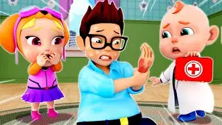 Ouchie! Help Me Please | Boo Boo Song | Johny Johny Yes Papa | Nursery Rhymes & Kids Song