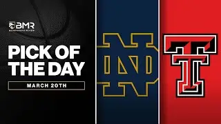 Notre Dame vs. Texas Tech | Free NCAAB March Madness Pick by Donnie RightSide - Mar. 20th