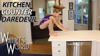 Kitchen Counter Daredevil | Whitney Bjerken Kitchen Gymnastics