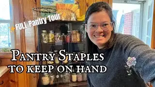 Pantry Essentials to keep on hand || From Scratch & Homemade Ingredients