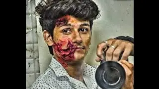 Zombie Face Effect in Photoshop CC by vibz Creation(Halloween)