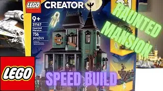 LEGO Creator HAUNTED MANSION, 31167, (2025) Speed Build