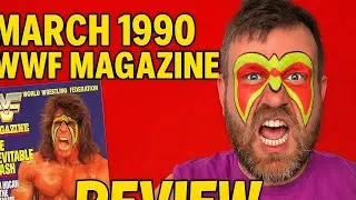 WWF Magazine March 1990 Review 🔥 Warrior vs Hogan Hype! | Classic Wrestling Gold
