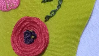 Tres maneras de bordar flores peque&ntilde;as // para principiante //bordando con anqui #bordado  #flores