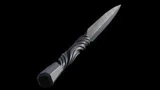 Ceremonial Chinese Pu Erh Tea Knife 3D model